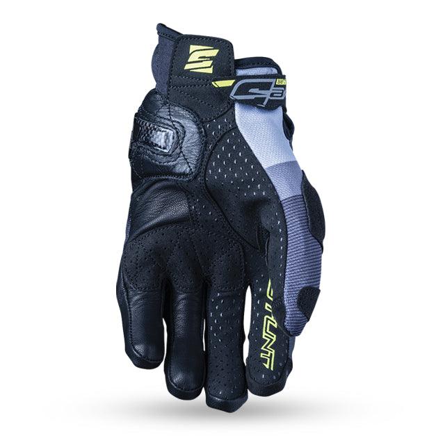 FIVE STUNT EVO GLOVES - SPREAD FLUO YELLOW MOTO NATIONAL ACCESSORIES PTY sold by Cully's Yamaha