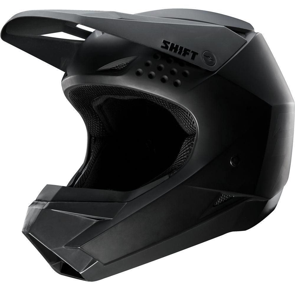 SHIFT WHIT3 LABEL YOUTH HELMET - MATT BLACK FOX RACING AUSTRALIA sold by Cully's Yamaha