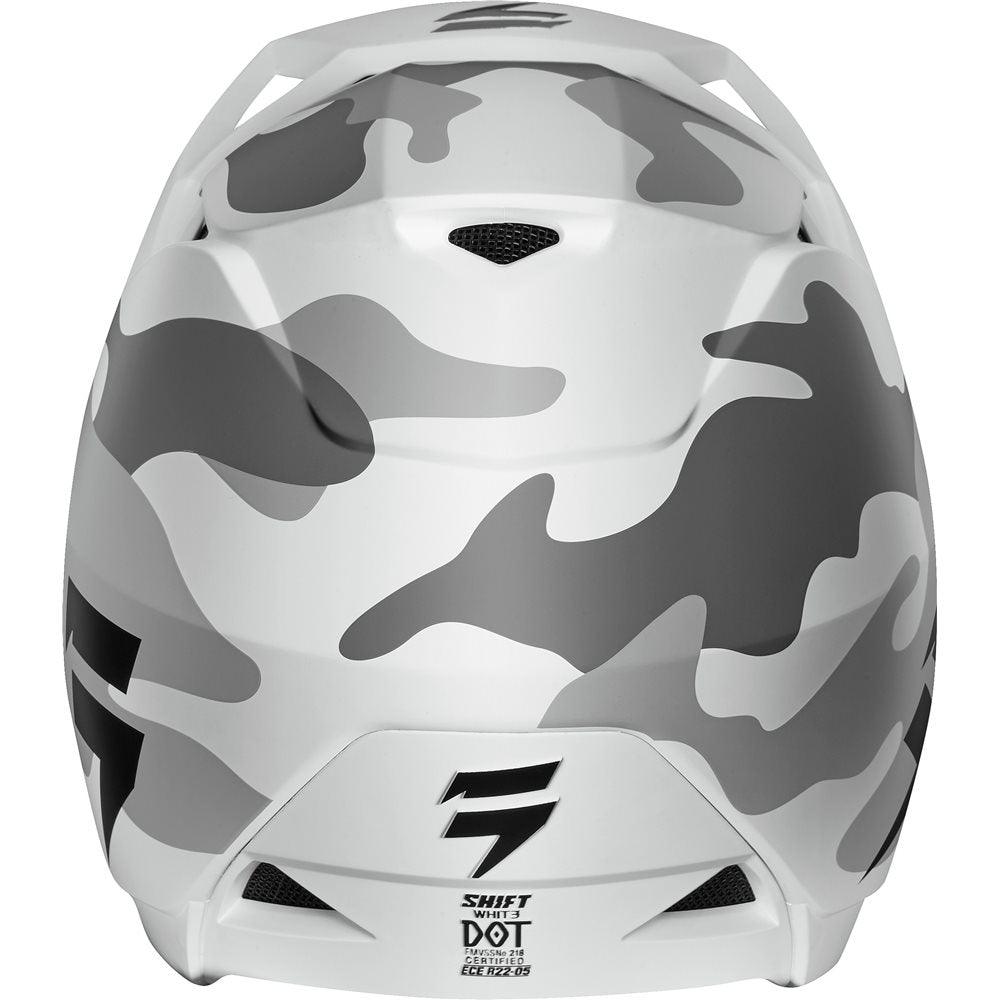 SHIFT WHIT3 LABEL HELMET - WHITE CAMO FOX RACING AUSTRALIA sold by Cully's Yamaha