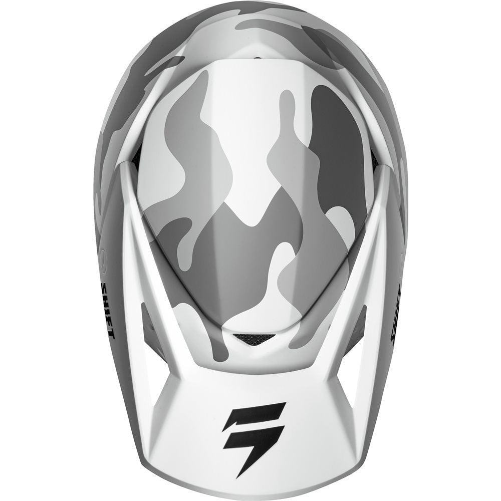 SHIFT WHIT3 LABEL HELMET - WHITE CAMO FOX RACING AUSTRALIA sold by Cully's Yamaha