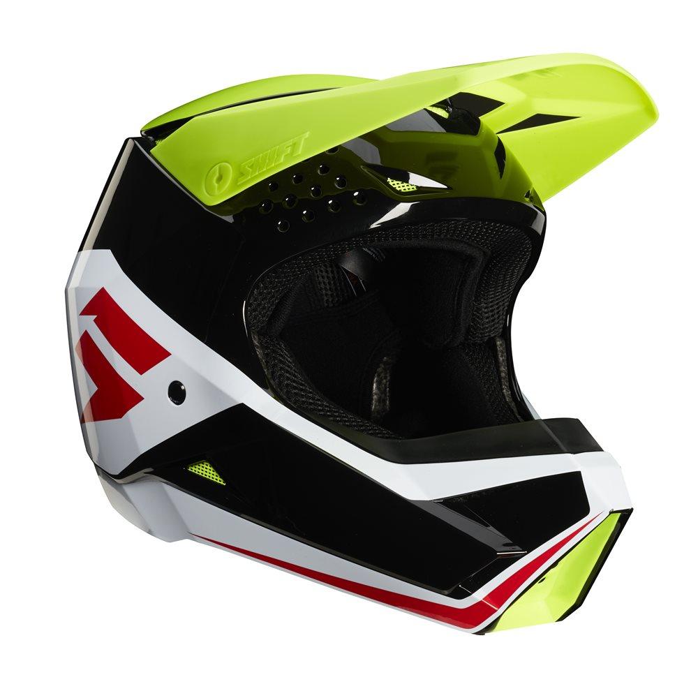 SHIFT WHIT3 LABEL YOUTH HELMET - FLUO YELLOW FOX RACING AUSTRALIA sold by Cully's Yamaha