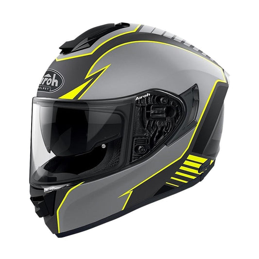 AIROH ST501 HELMET - 'TYPE' YELLOW MATT MOTO NATIONAL ACCESSORIES PTY sold by Cully's Yamaha