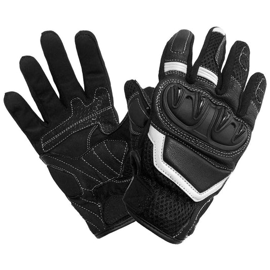 TENTENTHS STREET LEATHER GLOVES - BLACK PAKISTAN LEATHER sold by Cully's Yamaha