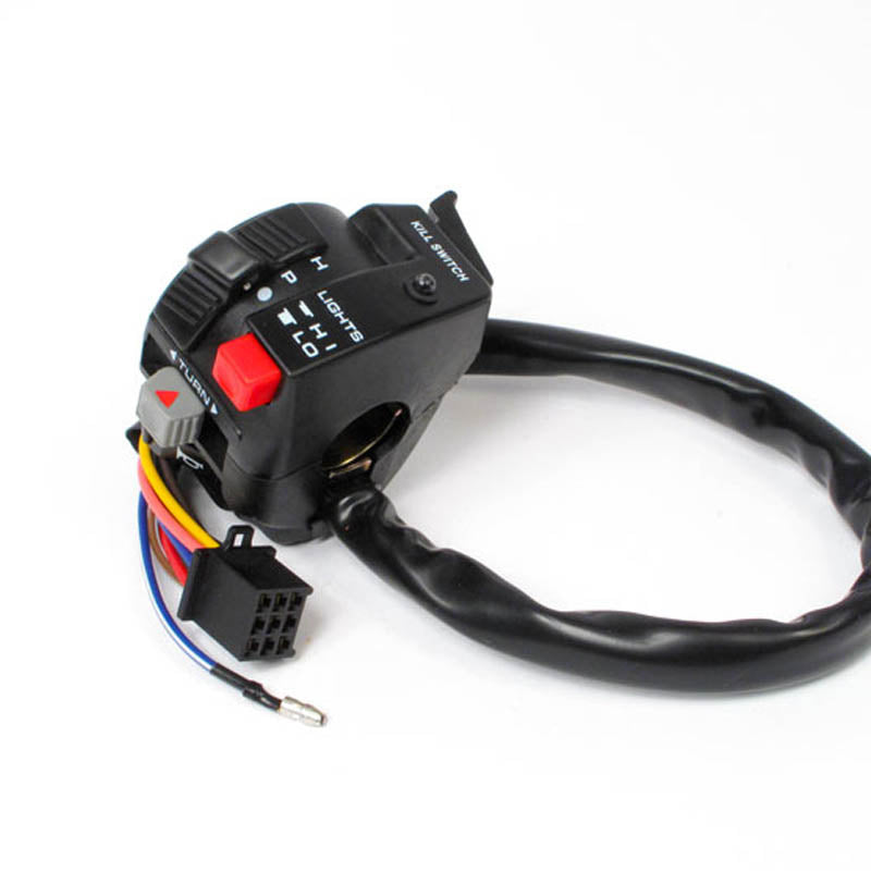 WHITES SWITCH BLOCK TURN/HEADLIGHT/ HORN/KILL (45.5mm)