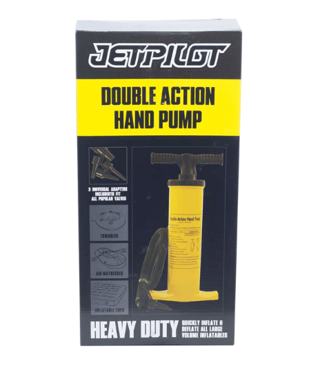 JET PILOT DOUBLE ACTION MANUAL HAND PUMP - YELLOW Jet Pilot sold by Cully's Yamaha