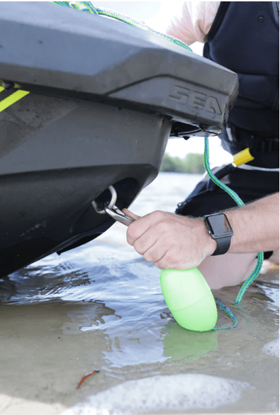 JET PILOT LIGHTWEIGHT FLUKE ANCHOR - BLUE/LIME Jet Pilot sold by Cully's Yamaha