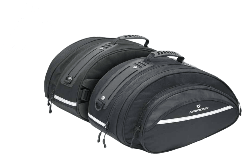 DRIRIDER TOURING 2 PANNIERS - BLACK MCLEOD ACCESSORIES (P) sold by Cully's Yamaha