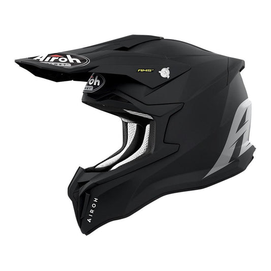 AIROH STRYCKER HELMET - SOLID MATT BLACK MOTO NATIONAL ACCESSORIES PTY sold by Cully's Yamaha