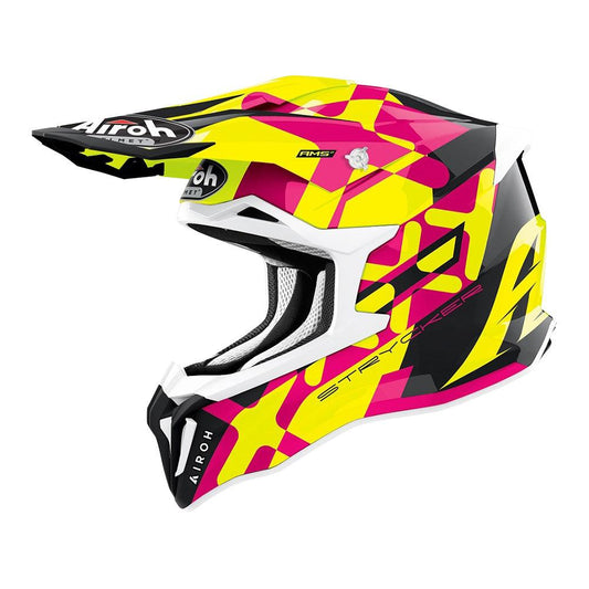 AIROH STRYCKER HELMET - 'XXX' PINK GLOSS MOTO NATIONAL ACCESSORIES PTY sold by Cully's Yamaha
