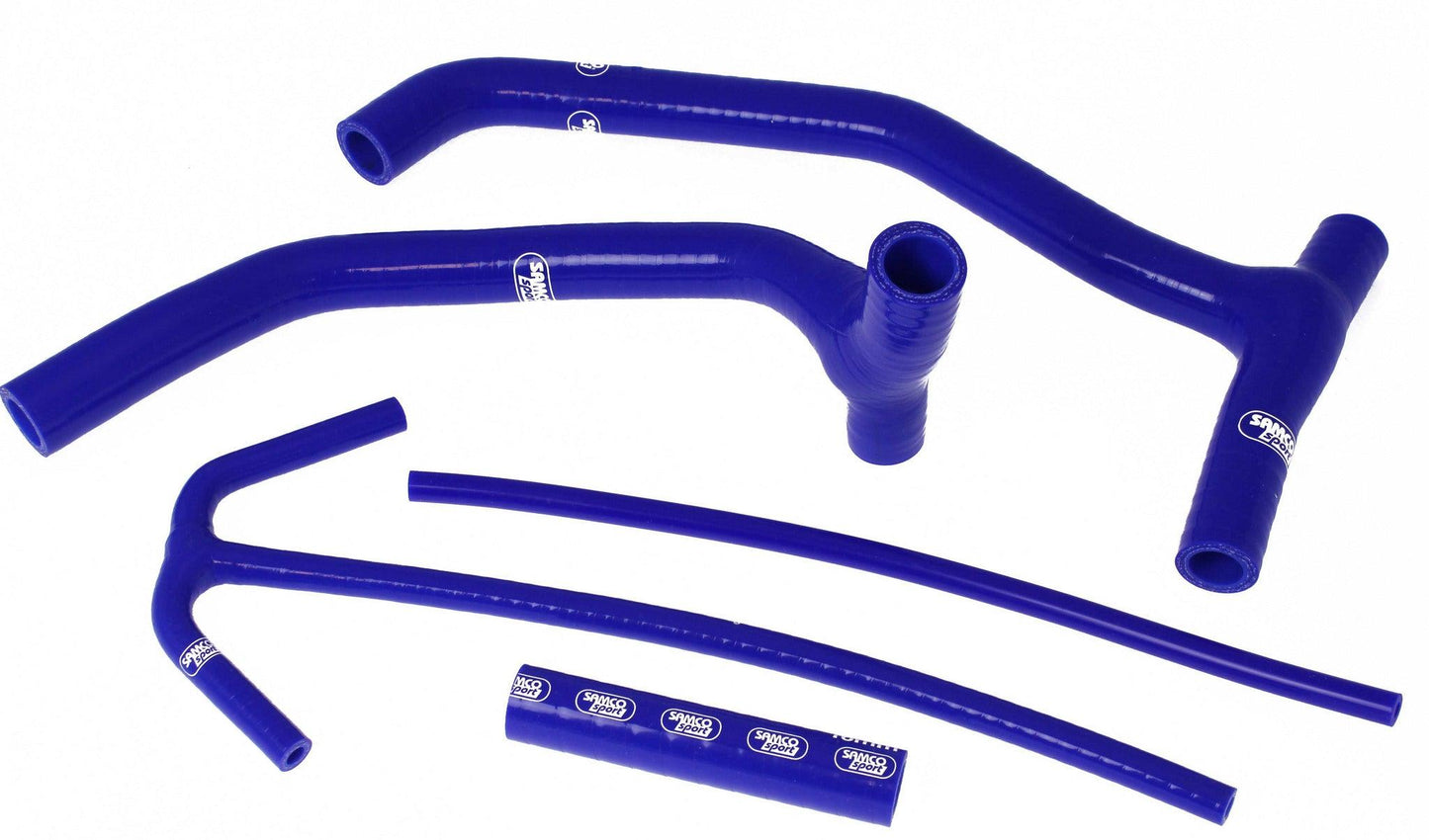 SAMCO SILICONE RADIATOR HOSE KIT - Yamaha YZ250F 14-15 BLUE JOHN TITMAN RACING SERVICES sold by Cully's Yamaha