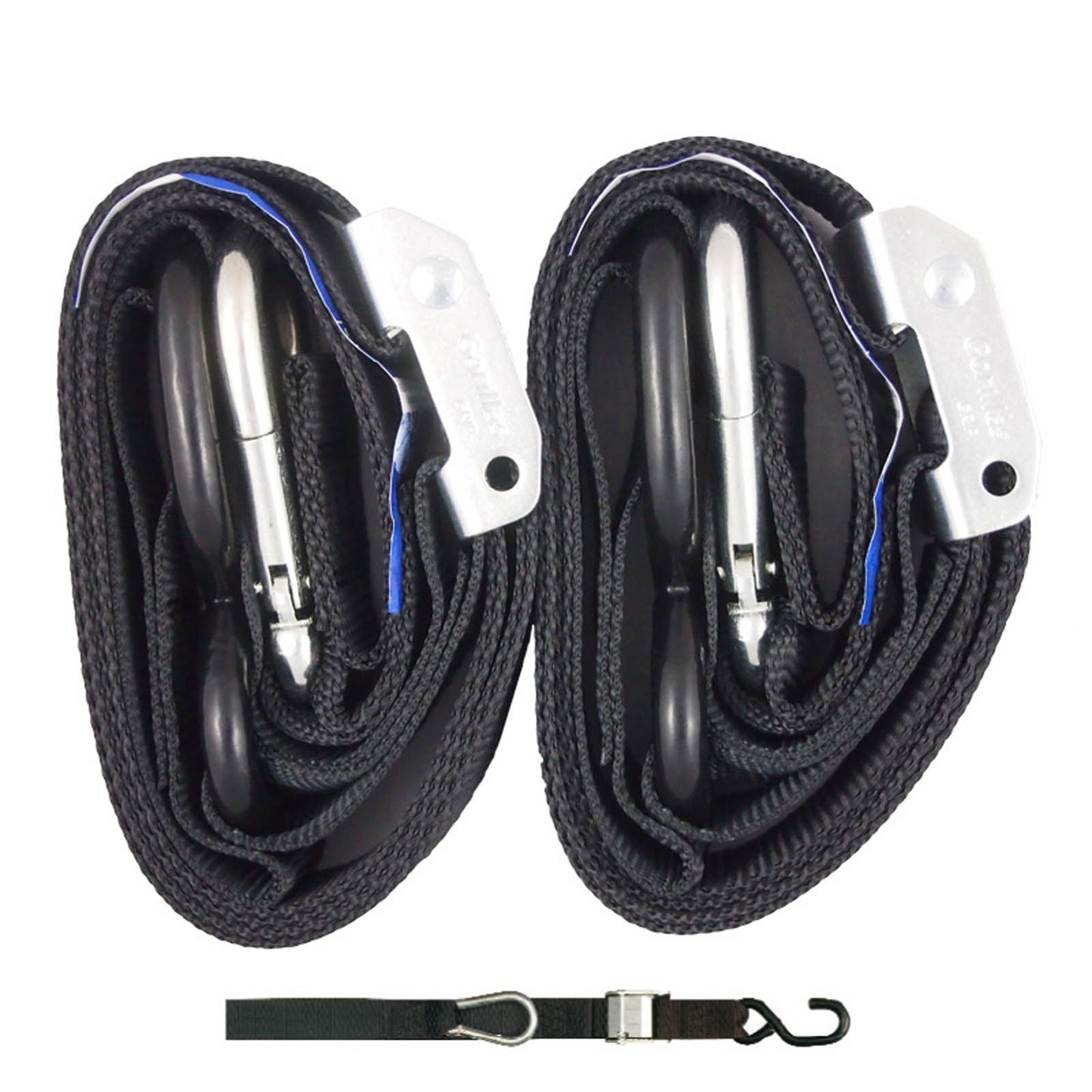 GORILLAS GRIP TIE DOWN 38MM S/HK BLK/BLK LOOP