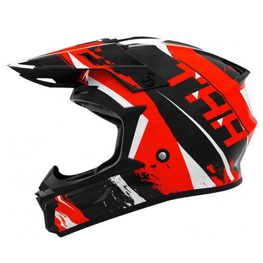 THH T710X RAGE HELMET - BLACK/RED CASSONS PTY LTD sold by Cully's Yamaha