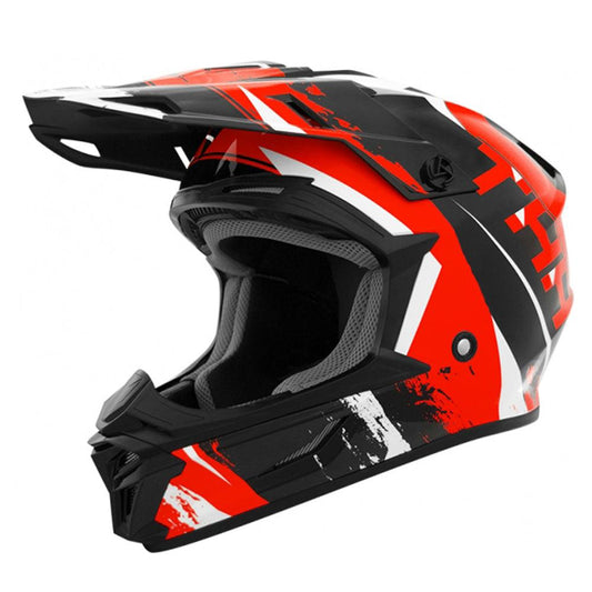 THH T710X RAGE YOUTH HELMET - BLACK/RED CASSONS PTY LTD sold by Cully's Yamaha