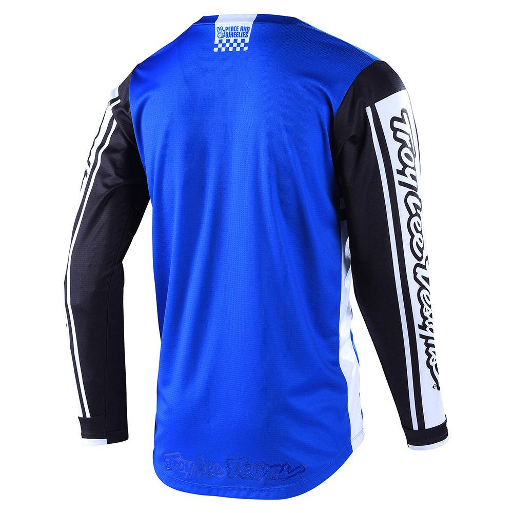 TROY LEE DESIGNS GP RACE 81 JERSEY - BLUE LUSTY INDUSTRIES sold by Cully's Yamaha