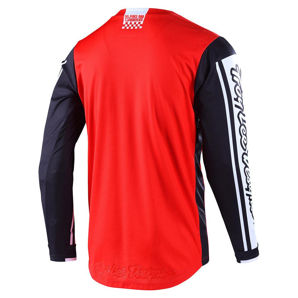 TROY LEE DESIGNS GP RACE 81 JERSEY - RED LUSTY INDUSTRIES sold by Cully's Yamaha