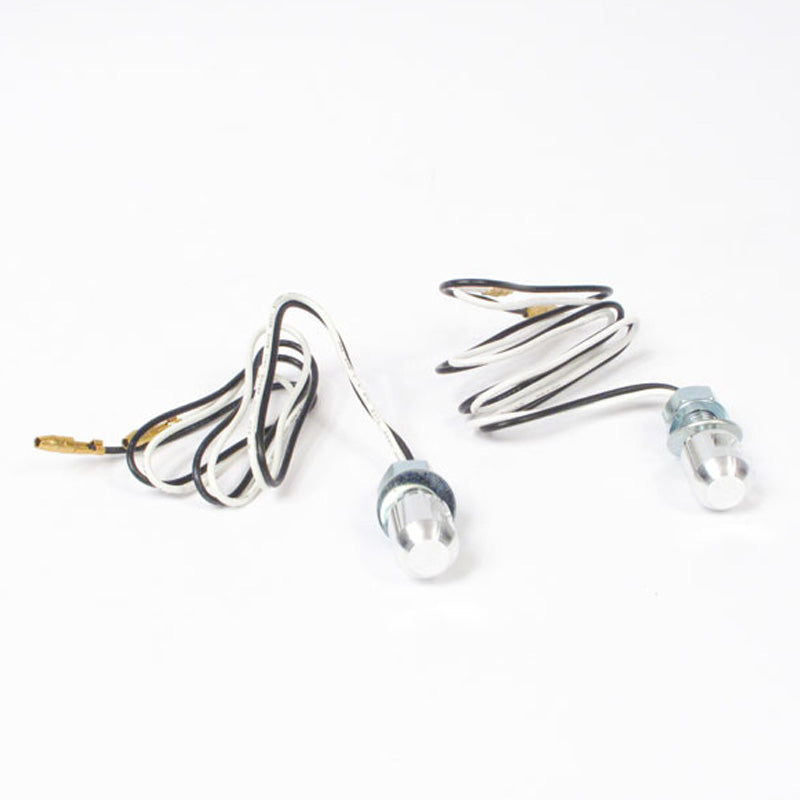 WHITES NUMBER PLATE LED BOLT LIGHT 13.5X12.8 SIL (Pair)