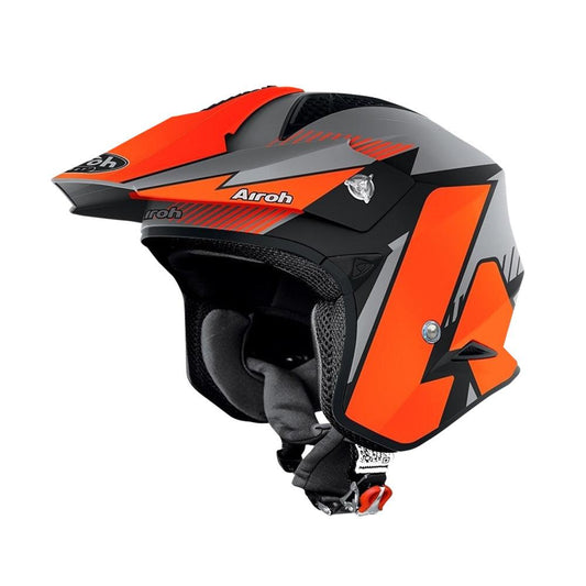 AIROH TRR-S HELMET - PURE ORANGE MATT MOTO NATIONAL ACCESSORIES PTY sold by Cully's Yamaha