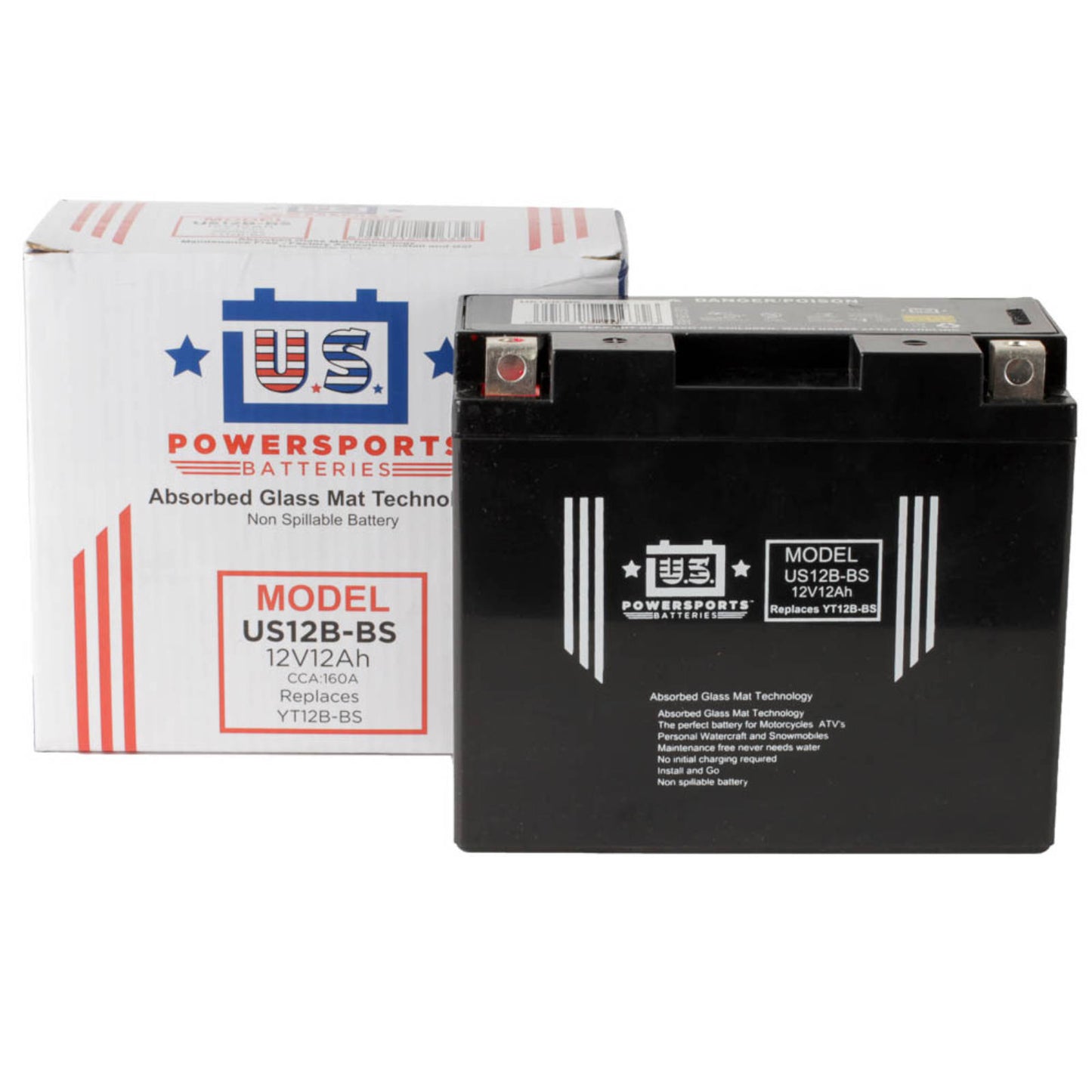 USPS AGM Battery - US12B-BS