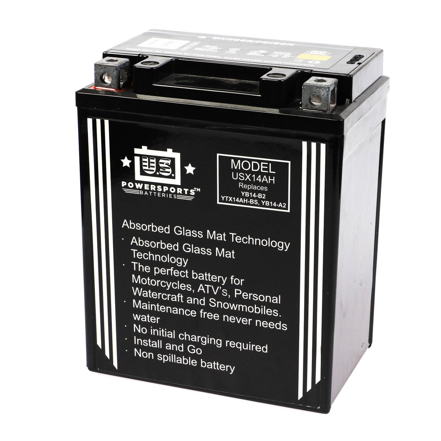 USPS AGM Battery - USX14AH-BS