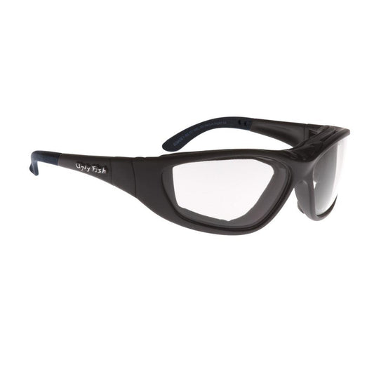 UGLY FISH ULTIMATE SUNGLASSES - MATT BLACK/CLEAR PIRANHA EYEWEAR sold by Cully's Yamaha
