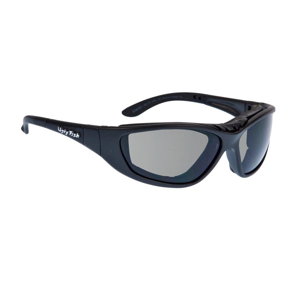 UGLY FISH ULTIMATE SUNGLASSES - MATT BLACK/SMOKE PIRANHA EYEWEAR sold by Cully's Yamaha