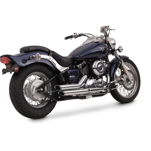 VANCE & HINES SHORTHSHOT STAGGERED FOR METRIC CRUISERS- XVS650 04-17 CASSONS PTY LTD sold by Cully's Yamaha