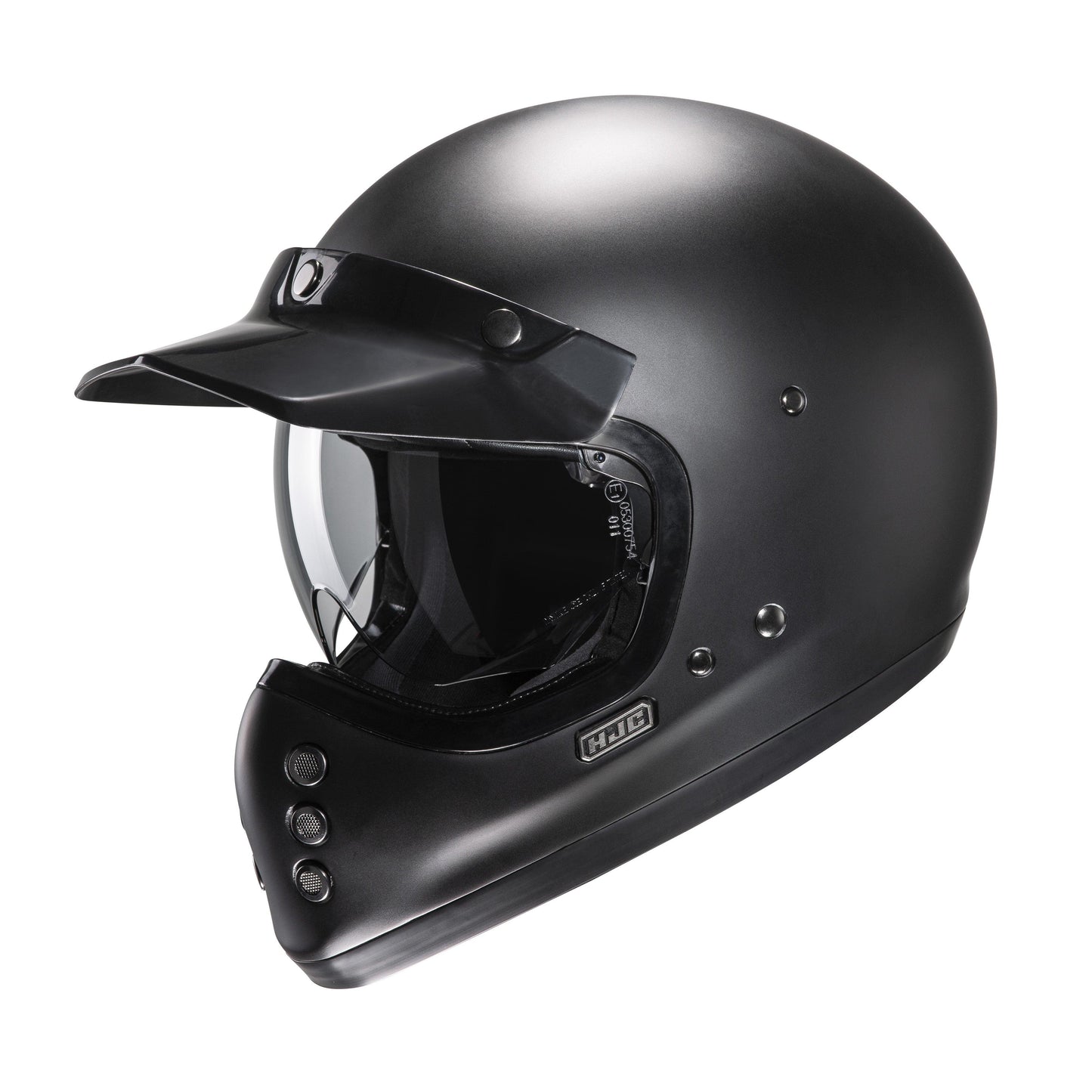 HJC V60 HELMET - SEMI-FLAT BLACK MCLEOD ACCESSORIES (P) sold by Cully's Yamaha