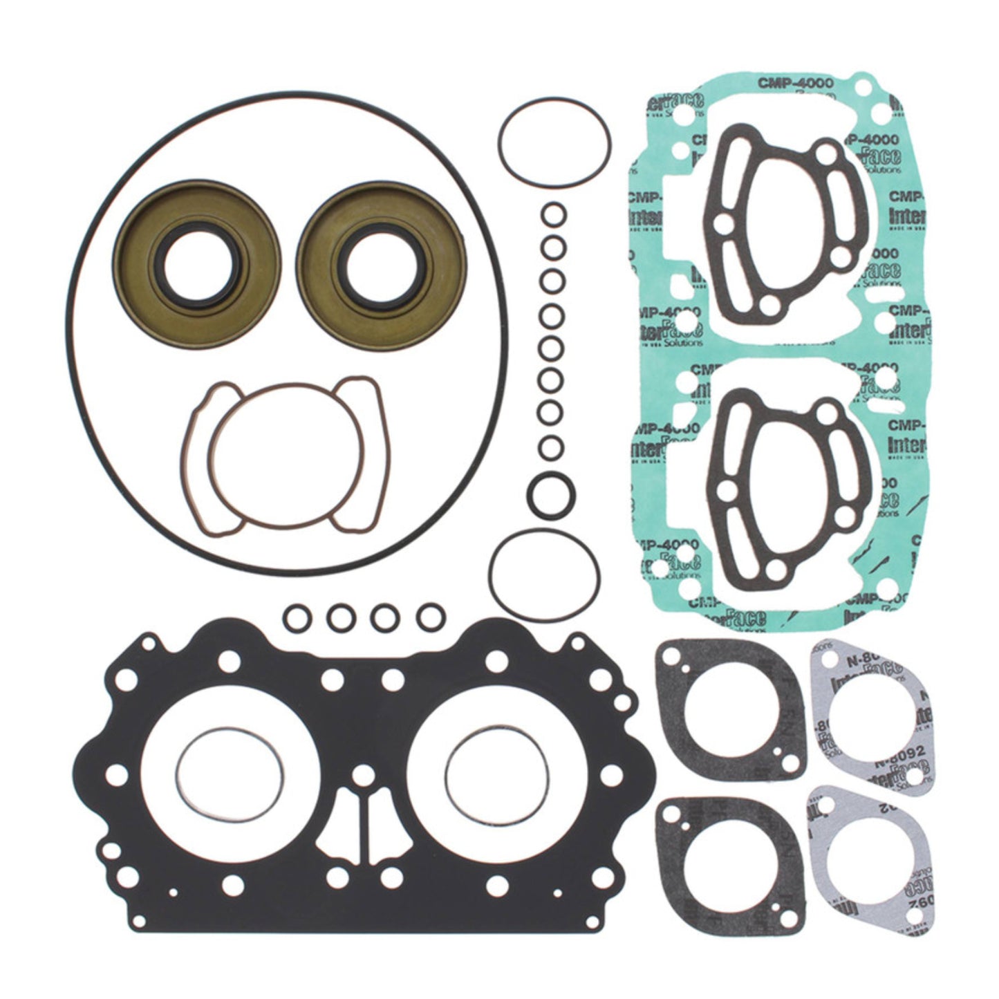 PWC VERTEX COMPLETE GASKET KIT WITH OIL SEALS 611211