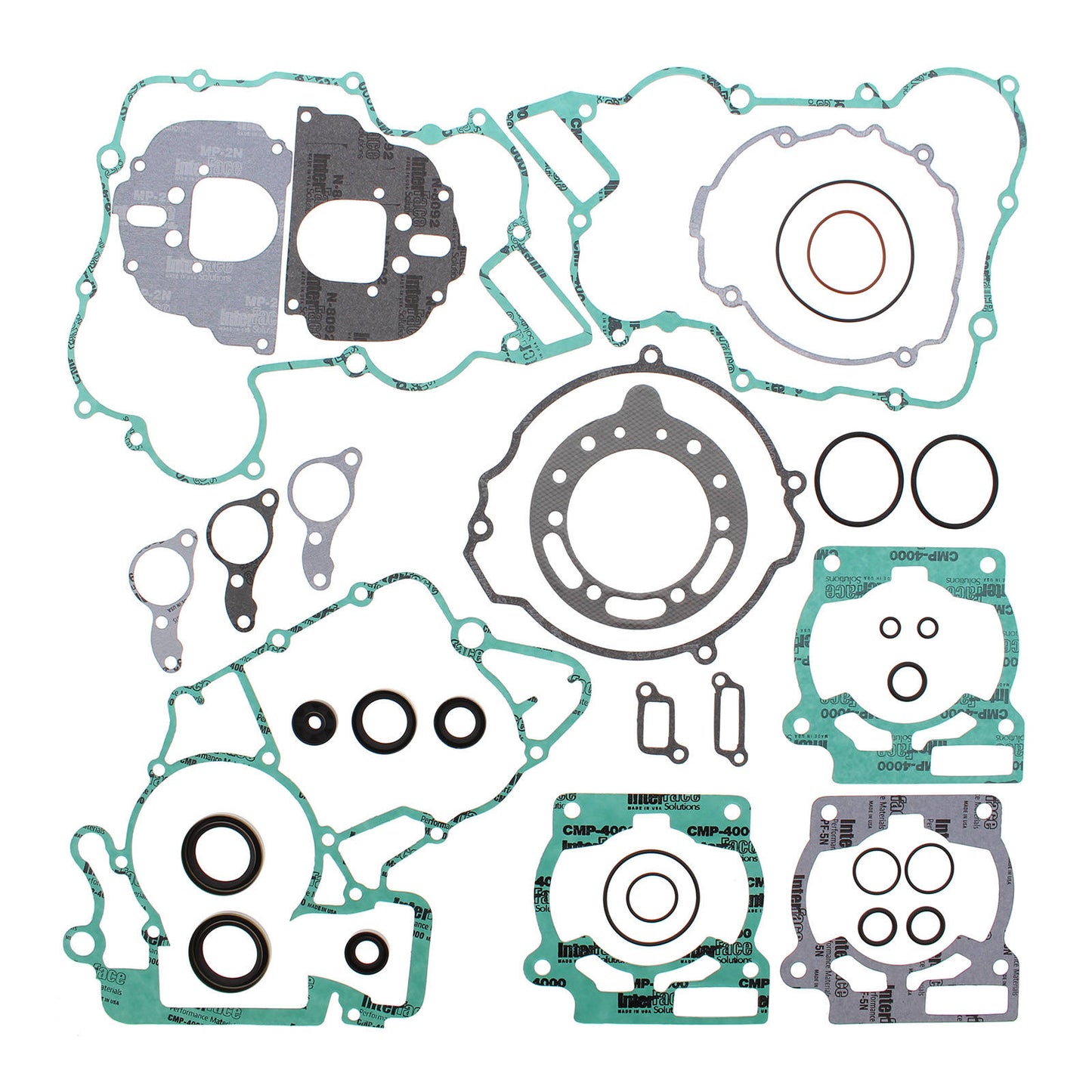 VERTEX COMPLETE GASKET SET W/ OIL SEALS KTM