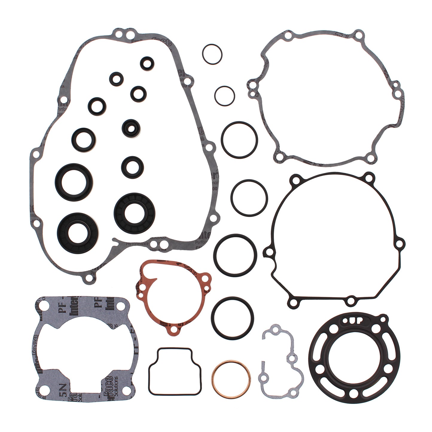 VERTEX COMPLETE GASKET SET W/ OIL SEALS KAWASAKI