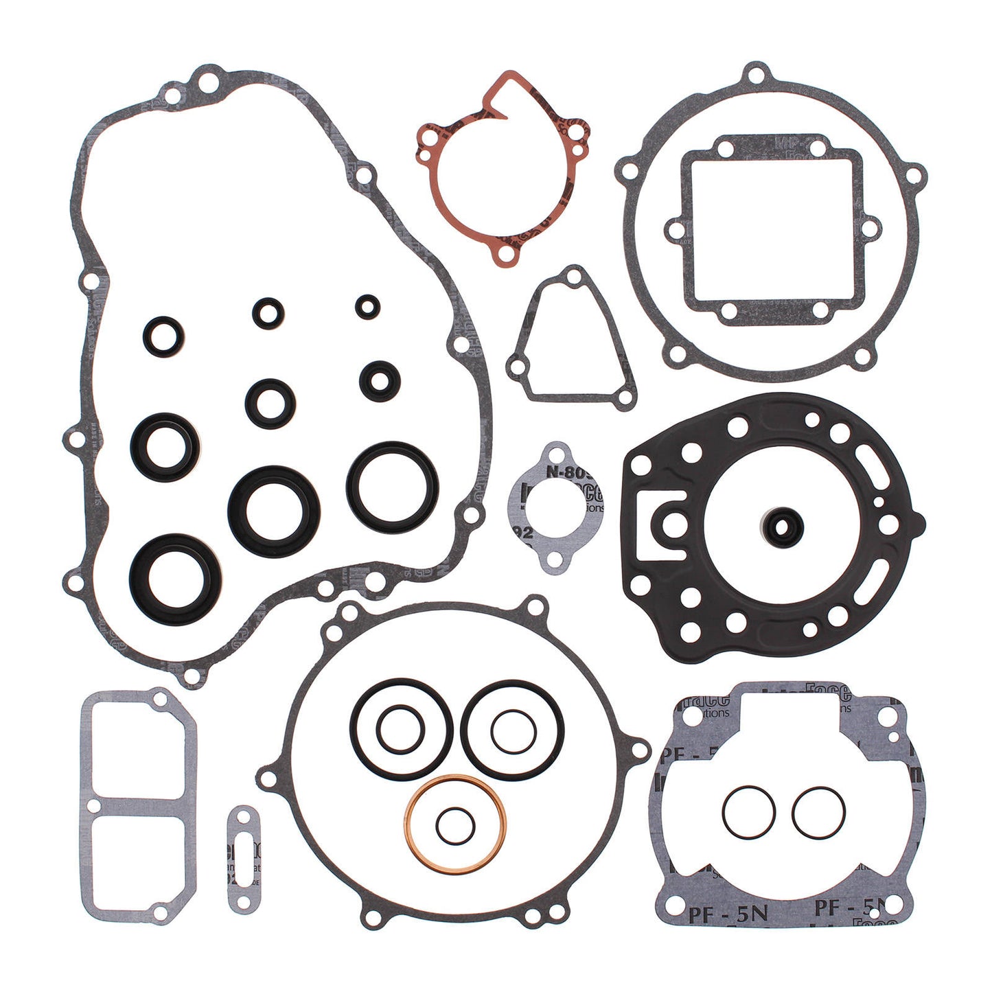 VERTEX COMPLETE GASKET SET W/ OIL SEALS KAWASAKI