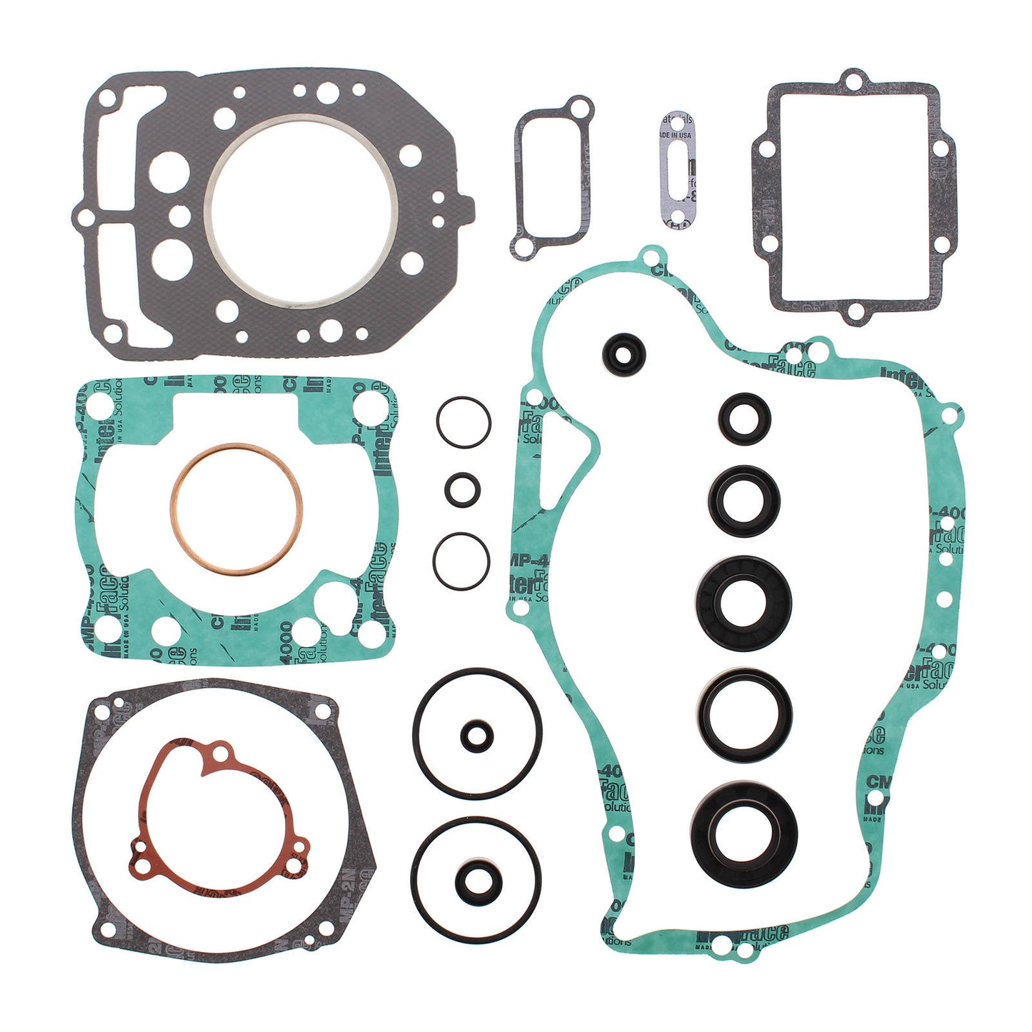 VERTEX COMPLETE GASKET SET W/ OIL SEALS KAWASAKI