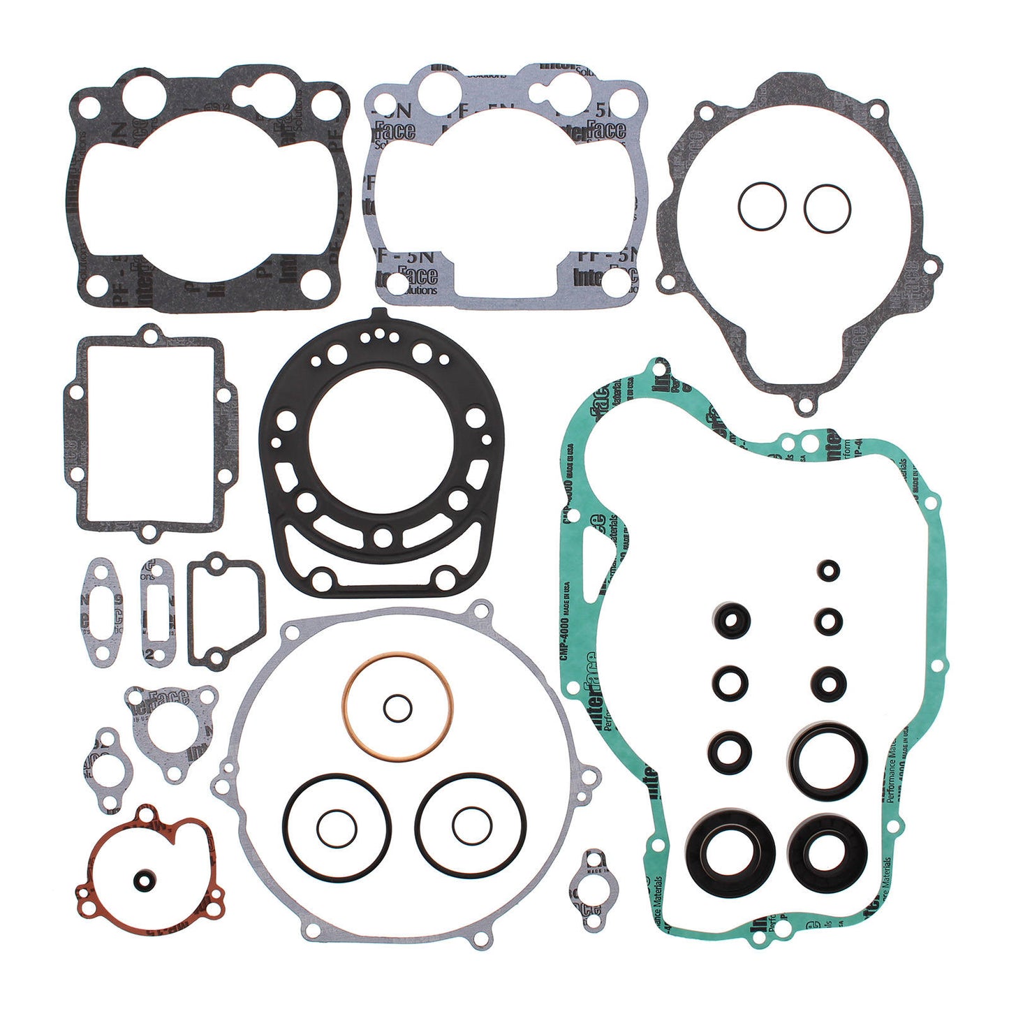 VERTEX COMPLETE GASKET SET W/ OIL SEALS KAWASAKI