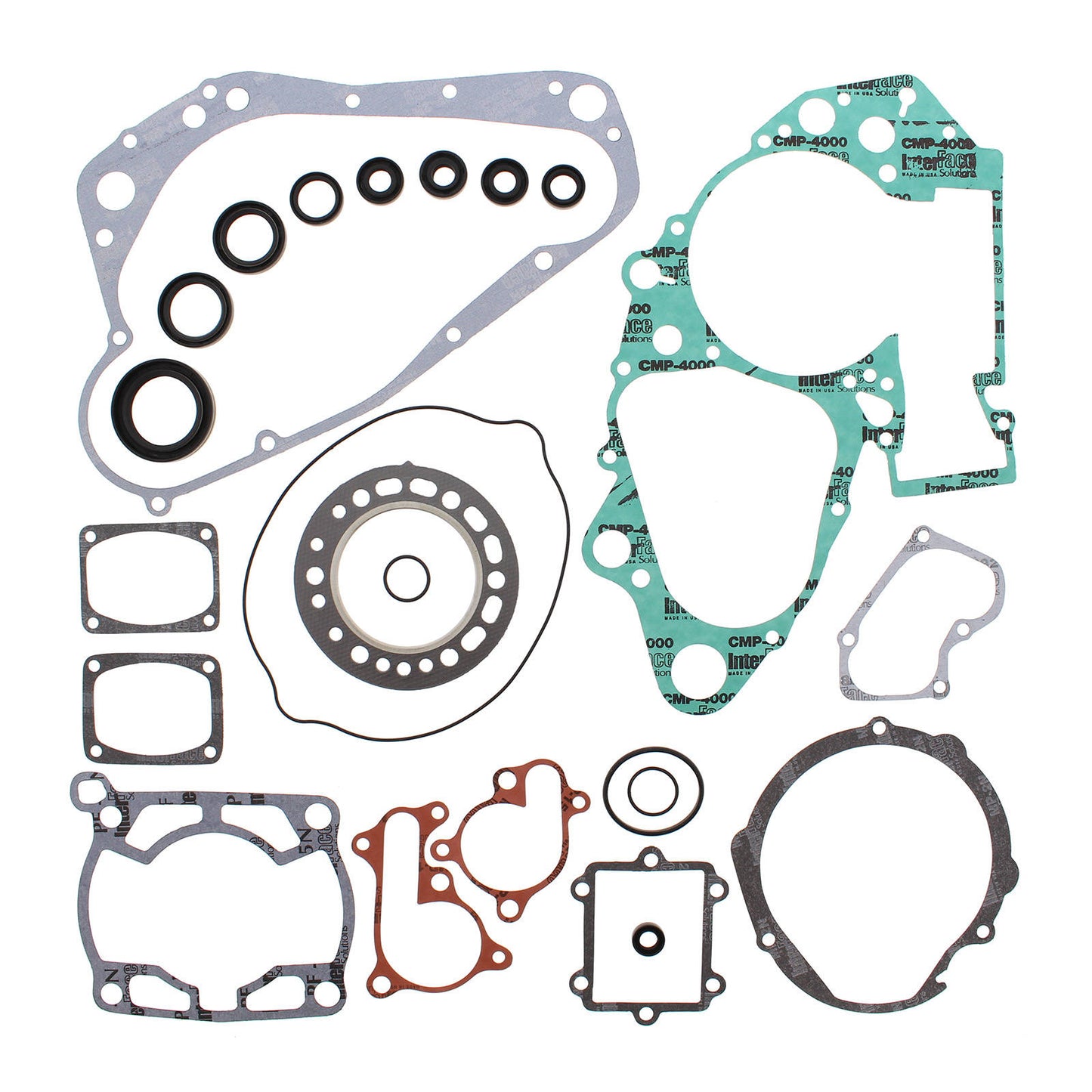 VERTEX COMPLETE GASKET SET W/ OIL SEALS SUZUKI