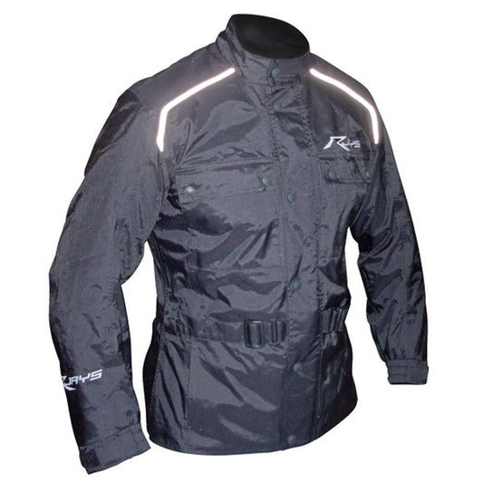 RJAYS VECTOR RAIN JACKET - BLACK CASSONS PTY LTD sold by Cully's Yamaha