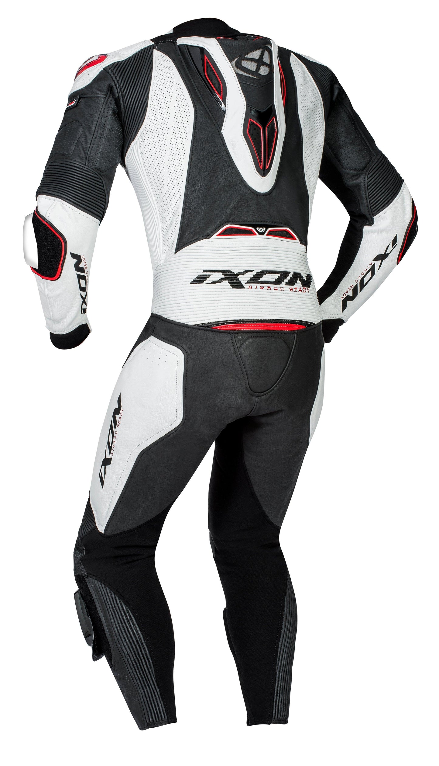 IXON VENDETTA EVO 1PC SUIT - BLACK/WHITE CASSONS PTY LTD sold by Cully's Yamaha