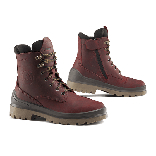 FALCO WOMENS VIKY BOOTS - BURGUNDY MOTO NATIONAL ACCESSORIES PTY sold by Cully's Yamaha