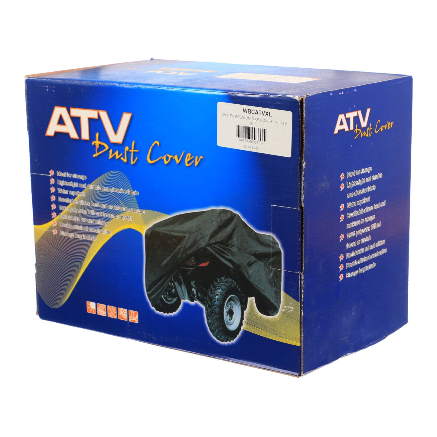 Whites Bike Cover Extreme - XL ATV Black