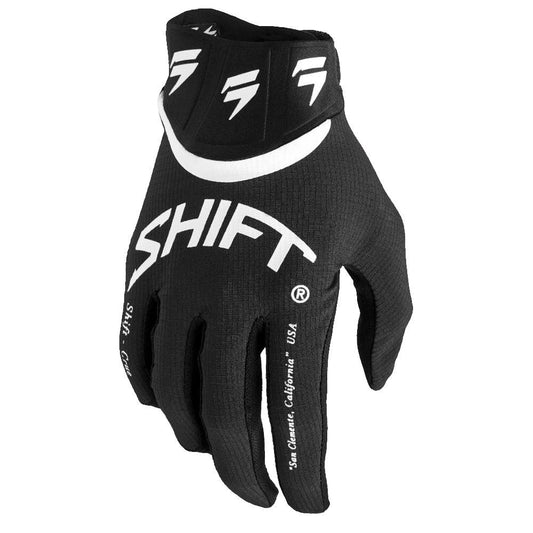 SHIFT WHITE LABEL BLISS GLOVES 2021 - BLACK/WHITE FOX RACING AUSTRALIA sold by Cully's Yamaha