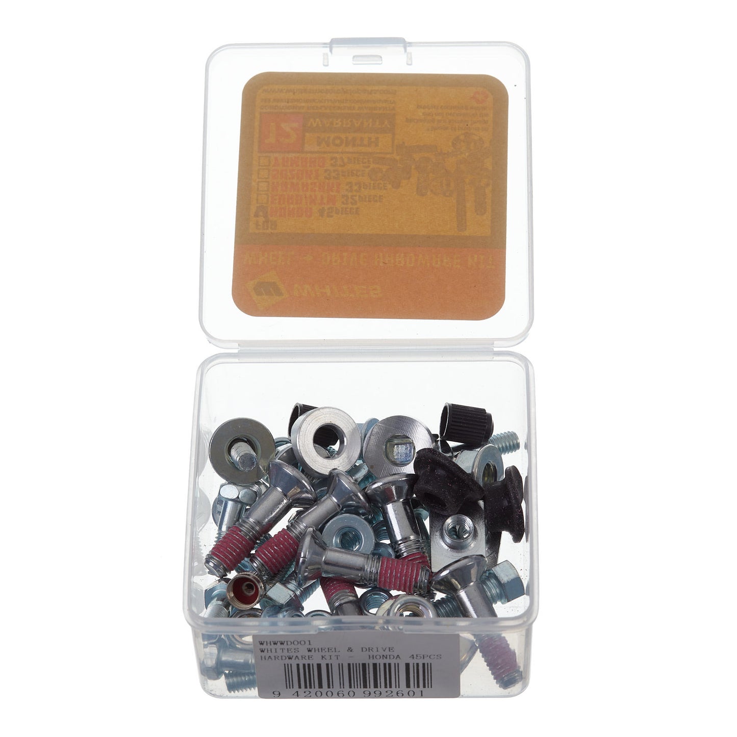 WHITES WHEEL & DRIVE HARDWARE KIT - HONDA 45PCS