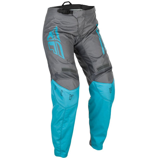 FLY F-16 YOUTH 2021 PANTS - GREY/BLUE MCLEOD ACCESSORIES (P) sold by Cully's Yamaha