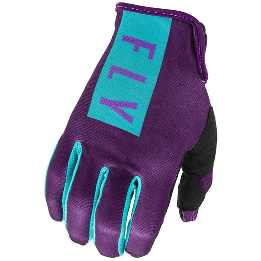FLY LITE 2021 GLOVES - PURPLE/BLUE MCLEOD ACCESSORIES (P) sold by Cully's Yamaha