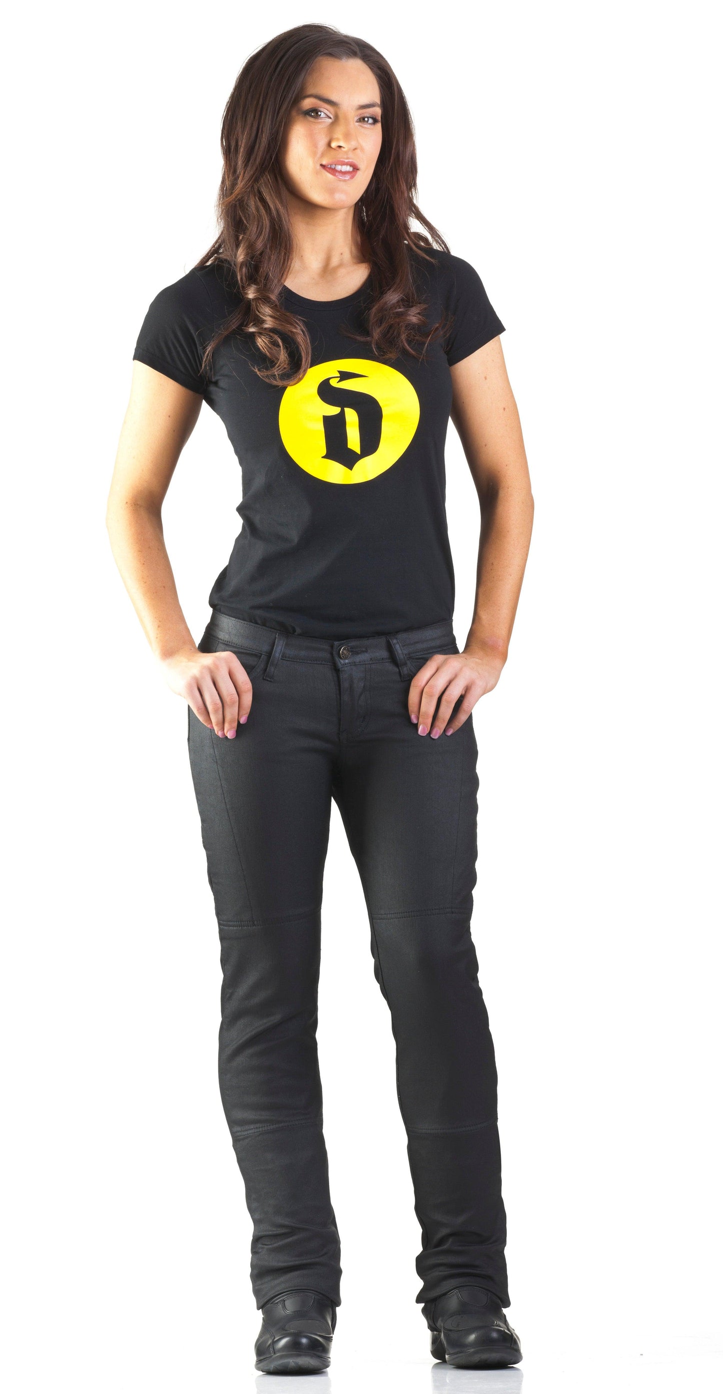 DRAGGIN LADIES SLIX JEANS - BLACK DRAGGIN JEANS PTY LTD sold by Cully's Yamaha