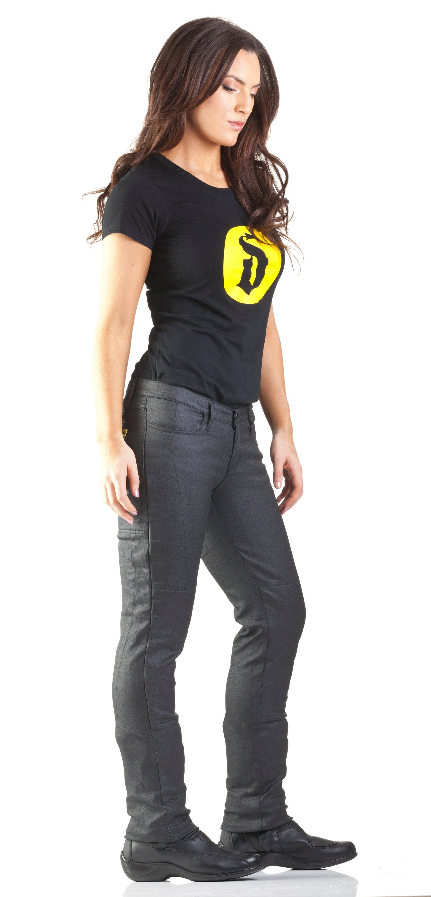 DRAGGIN LADIES SLIX JEANS - BLACK DRAGGIN JEANS PTY LTD sold by Cully's Yamaha