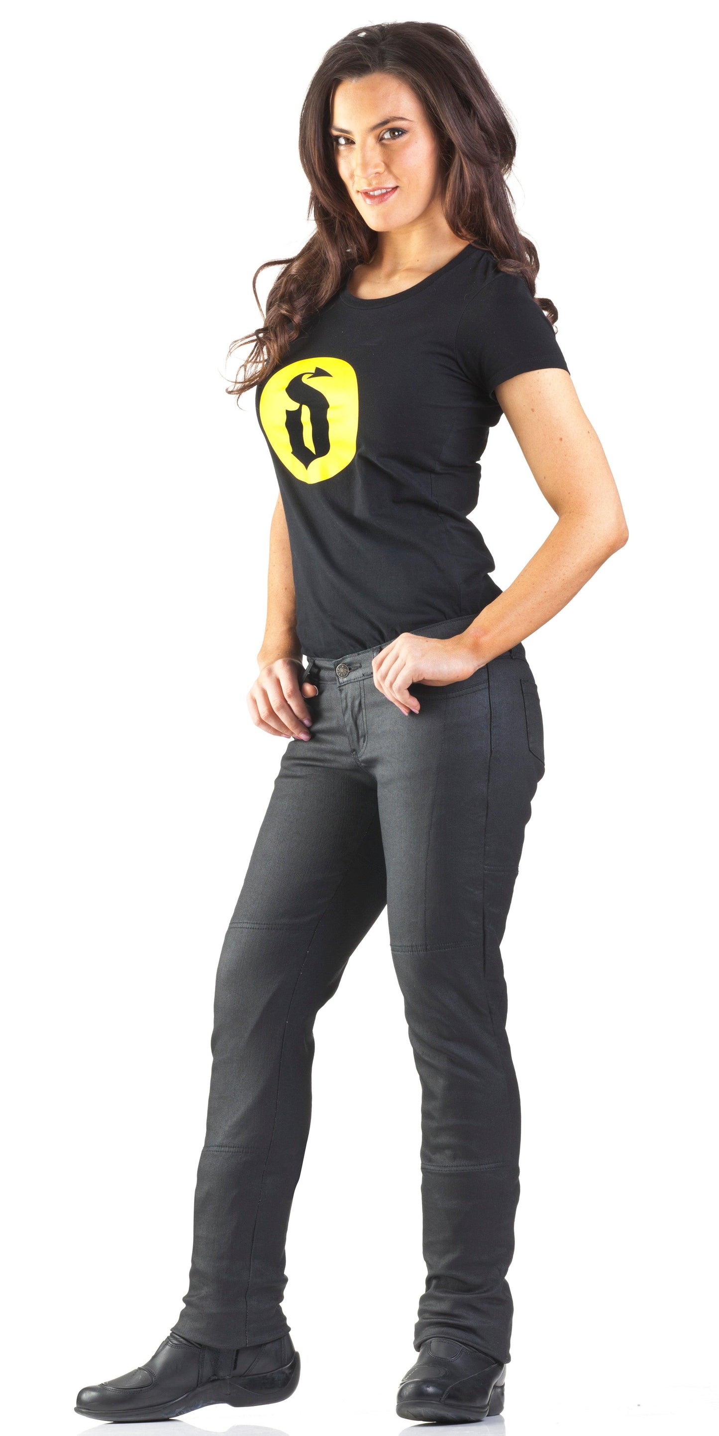 DRAGGIN LADIES SLIX JEANS - BLACK DRAGGIN JEANS PTY LTD sold by Cully's Yamaha