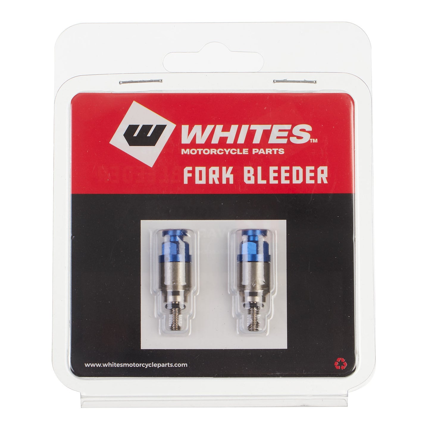 Whites Fork Bleeder Valve - M4 x 0.7 (Blue)
