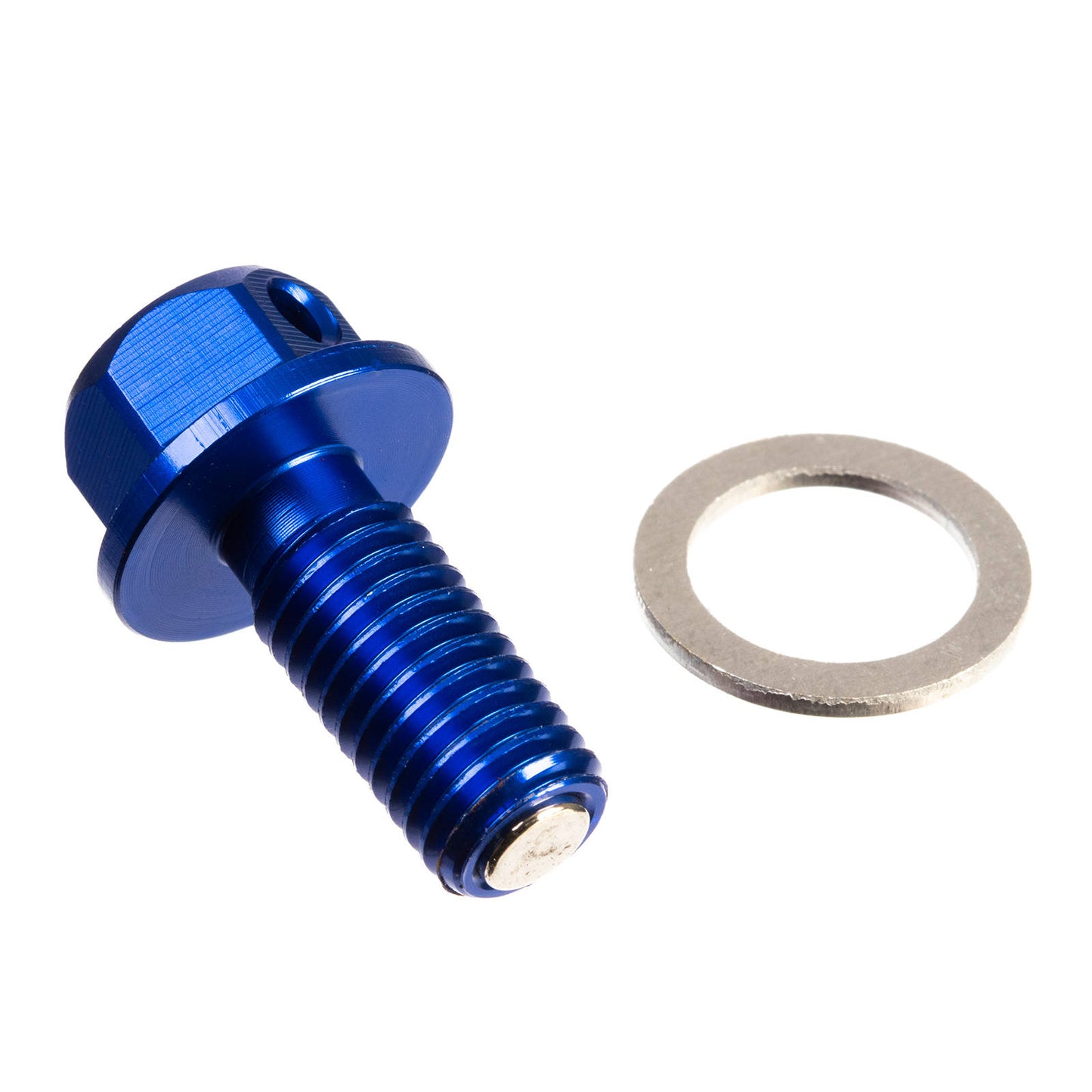 Whites Magnetic Sump Plug M10 x 22 x 1.5 - Blue