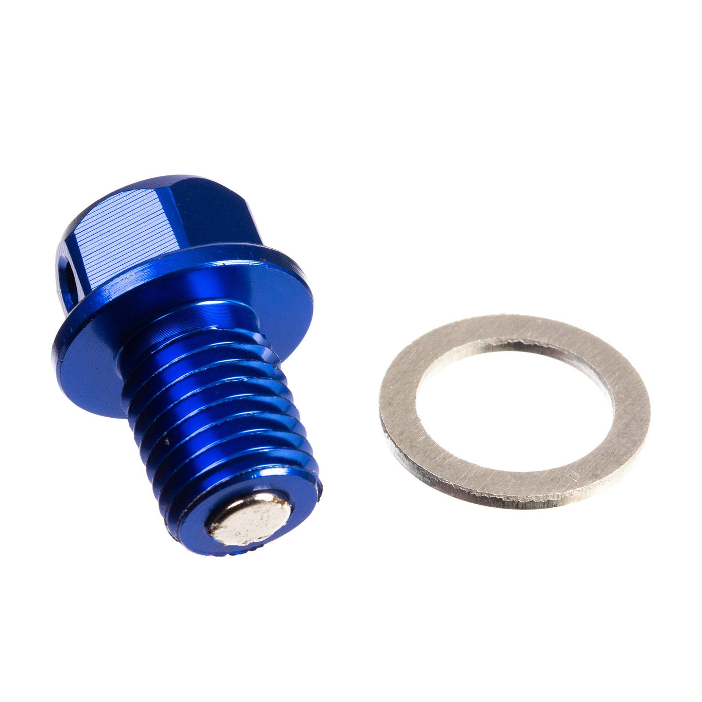 Whites Magnetic Sump Plug M12 x 15 x 1.5 - Blue