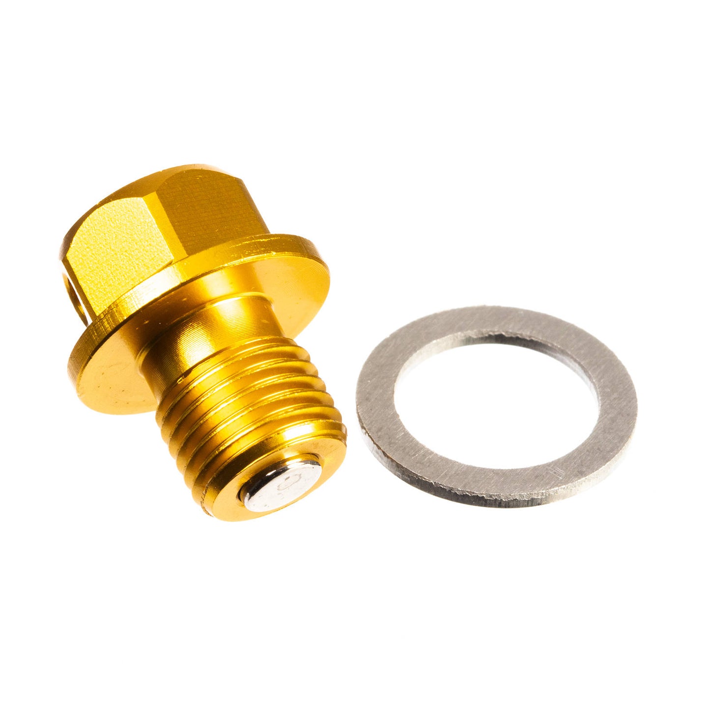 Whites Magnetic Sump Plug M12 x 15 x 1.5 - Orange