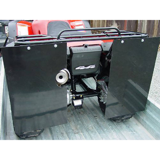 Whites ATV Mud Flap - Black 380mm X 650mmx4mm (1pc)